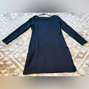 Duluth Trading Co Classic Black Long Sleeve Dress